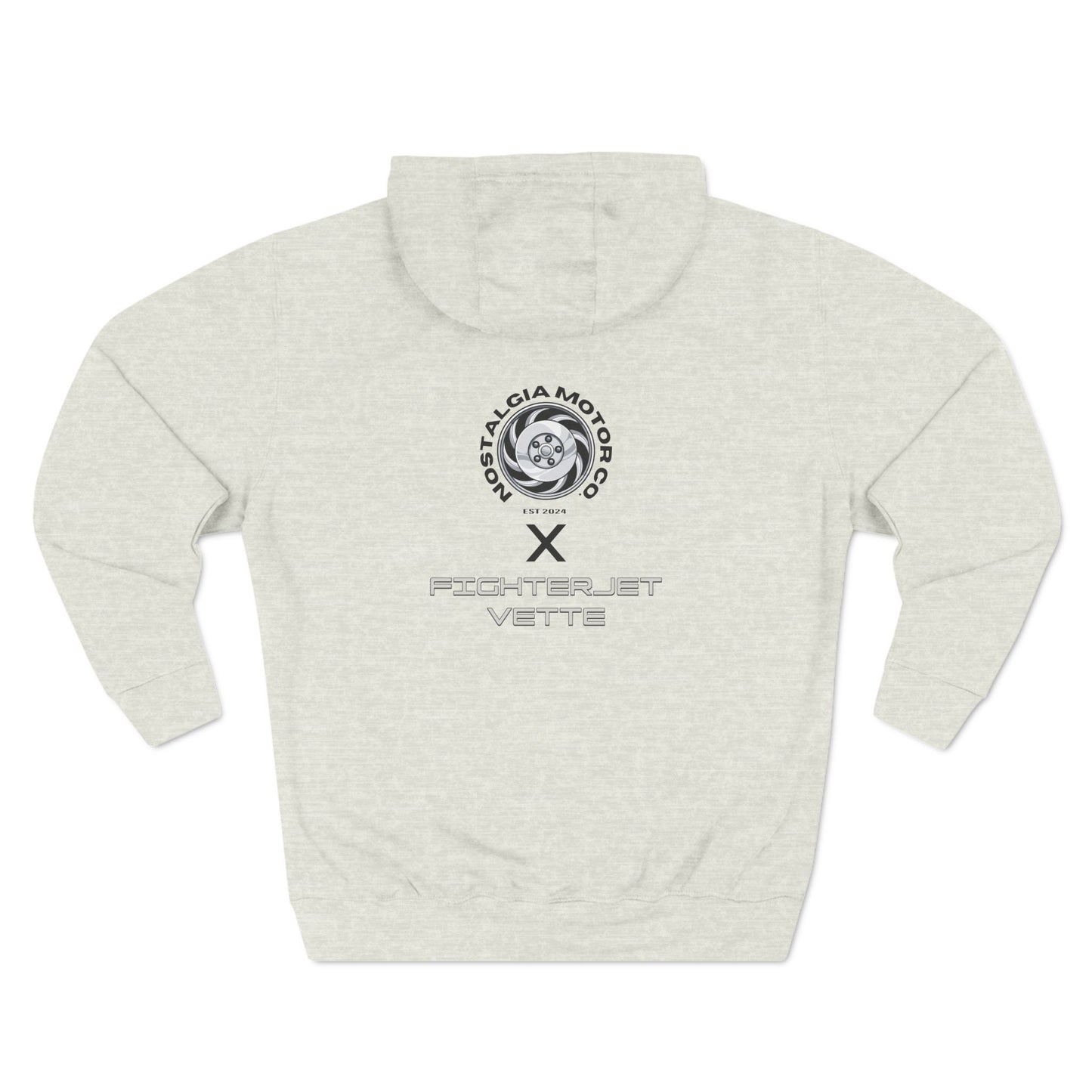 Minimalist FighterJet Side Premium Fleece Hoodie