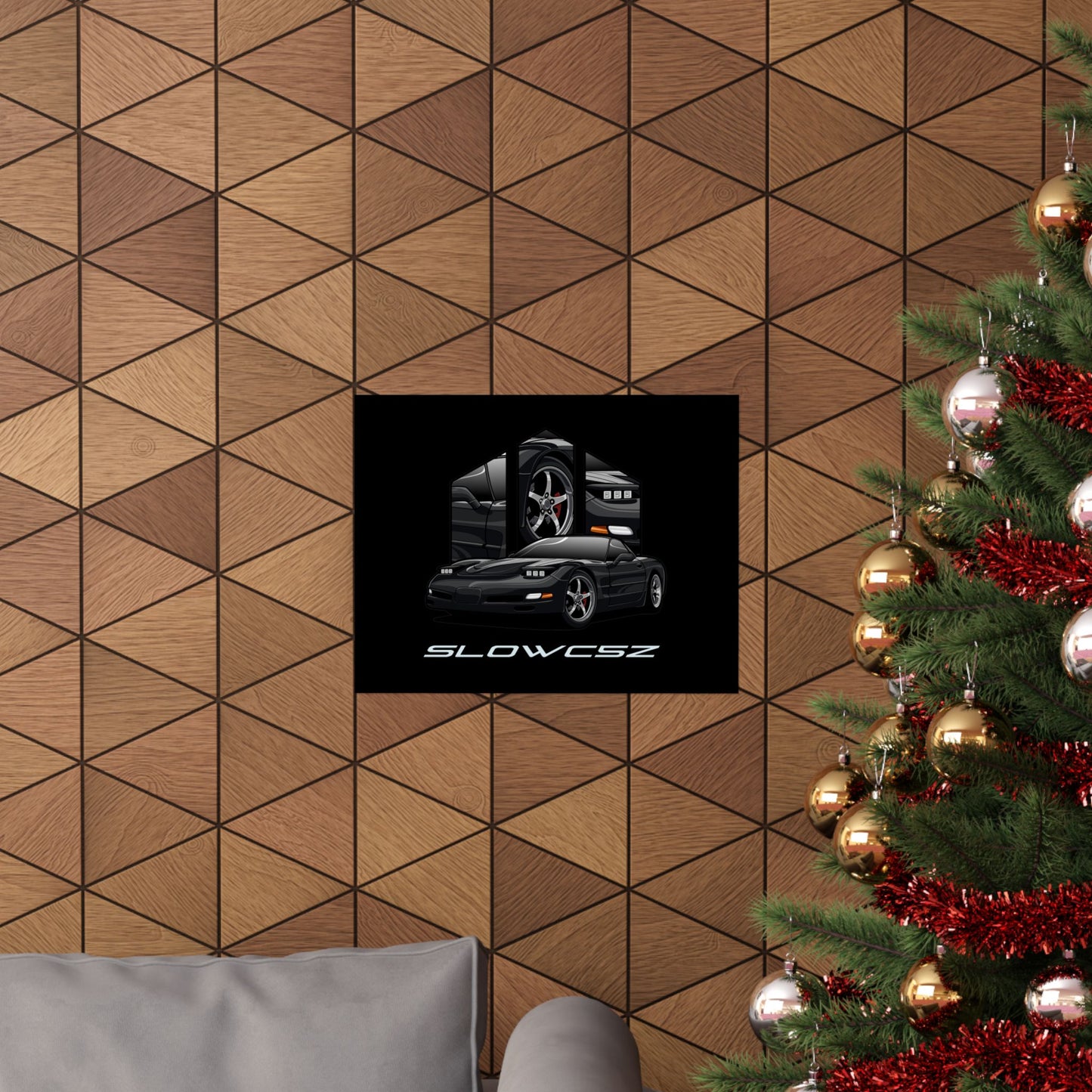SlowC5Z Front 3/4 Posters