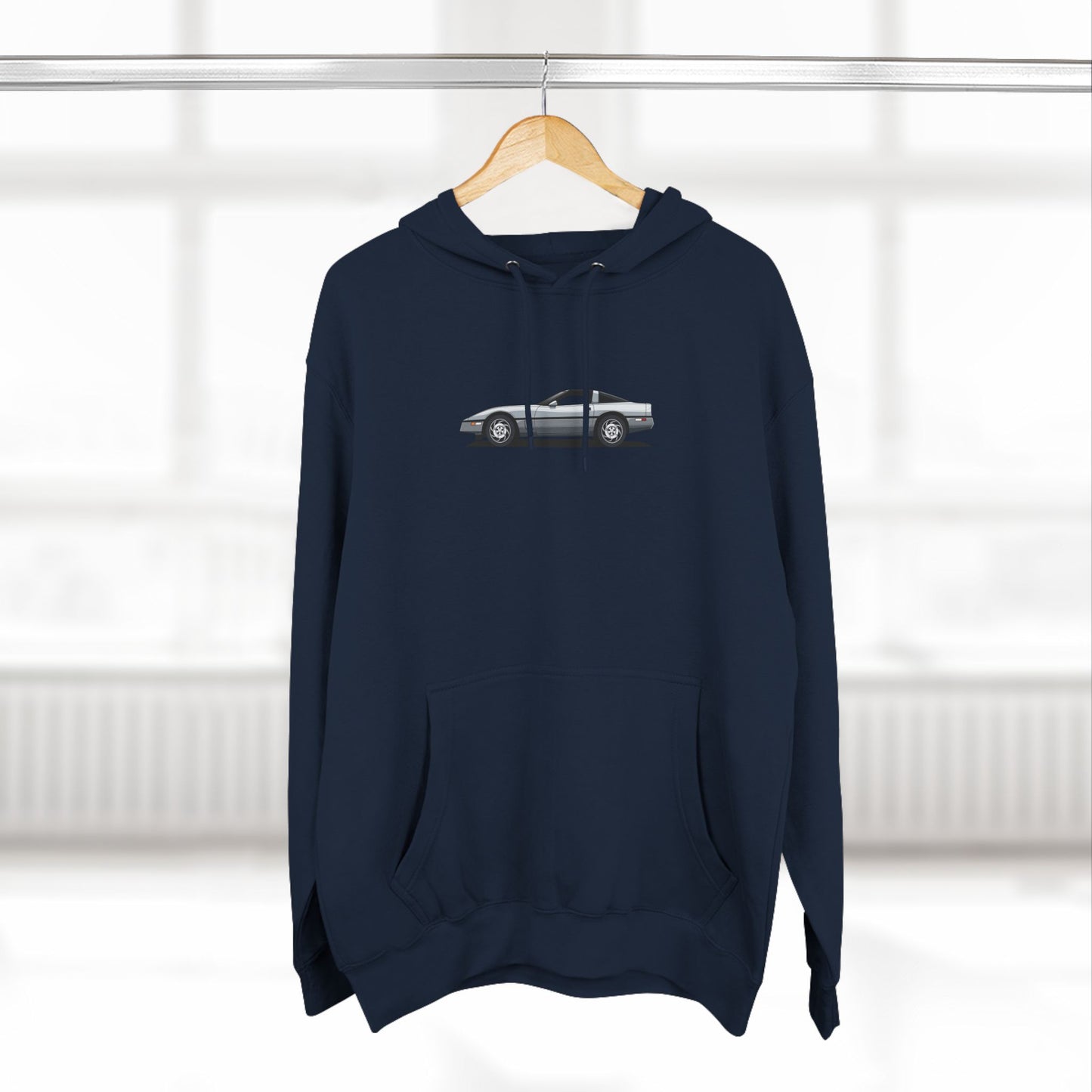 Minimalist FighterJet Side Premium Fleece Hoodie