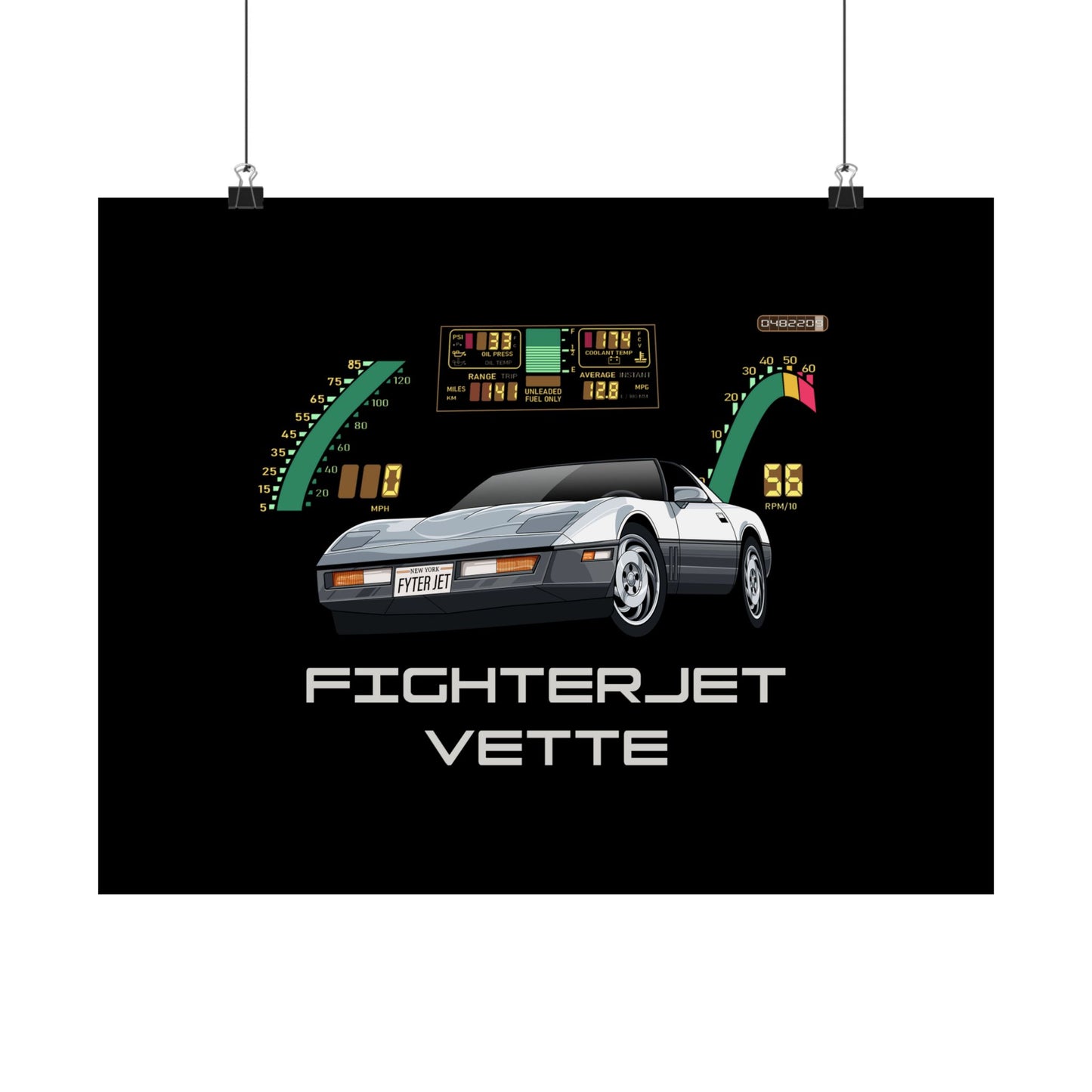 FighterJet DigiDash Posters