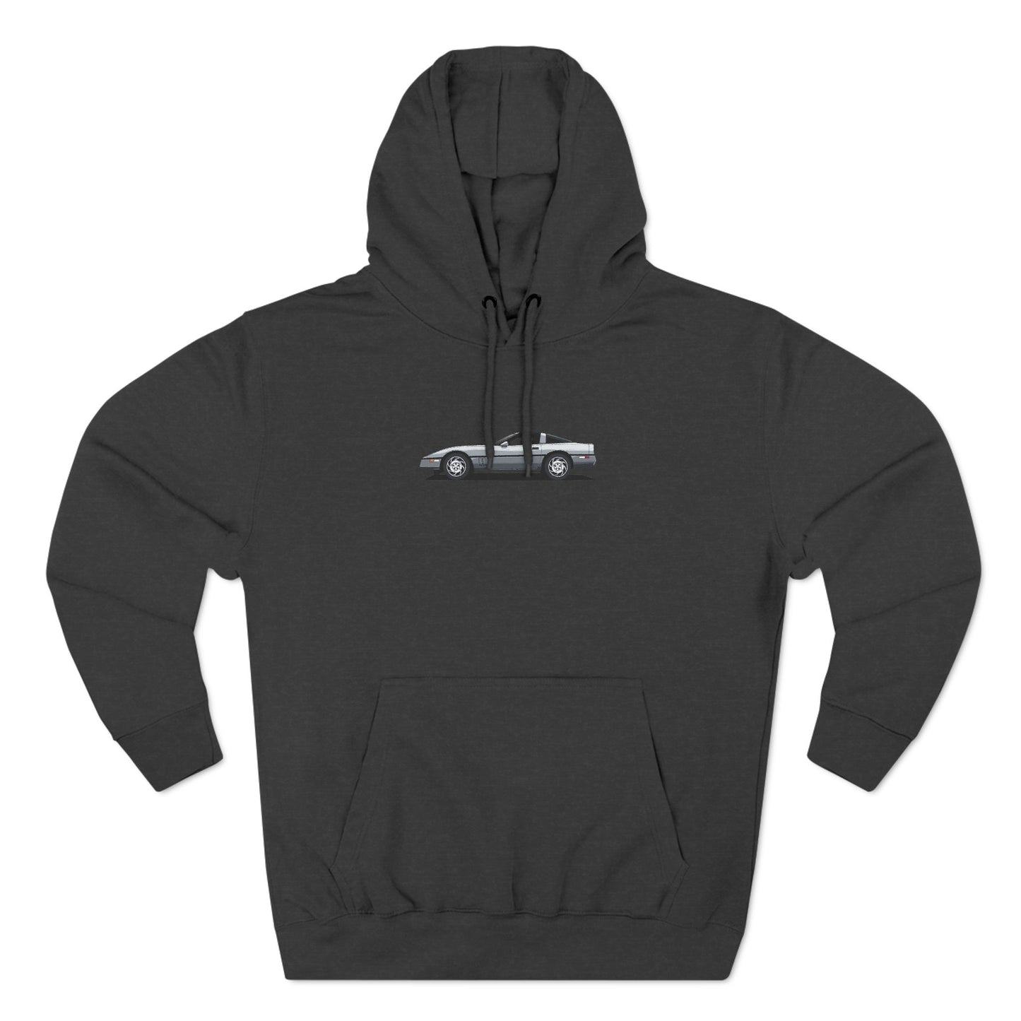 Minimalist FighterJet Side Premium Fleece Hoodie