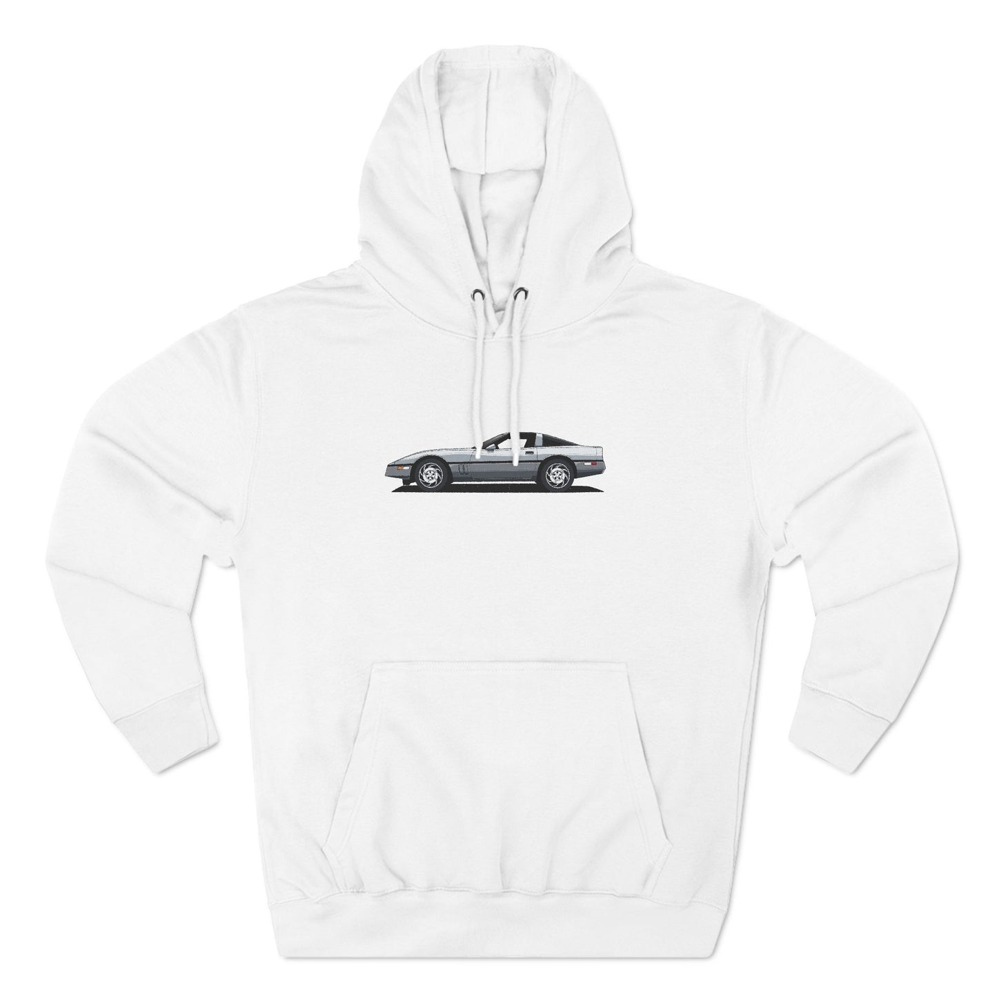 Minimalist FighterJet Side Premium Fleece Hoodie