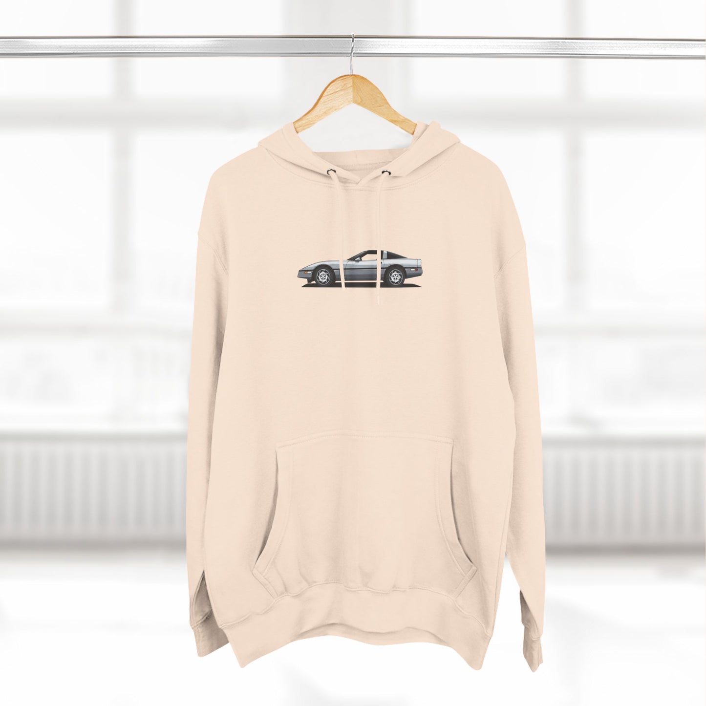 Minimalist FighterJet Side Premium Fleece Hoodie