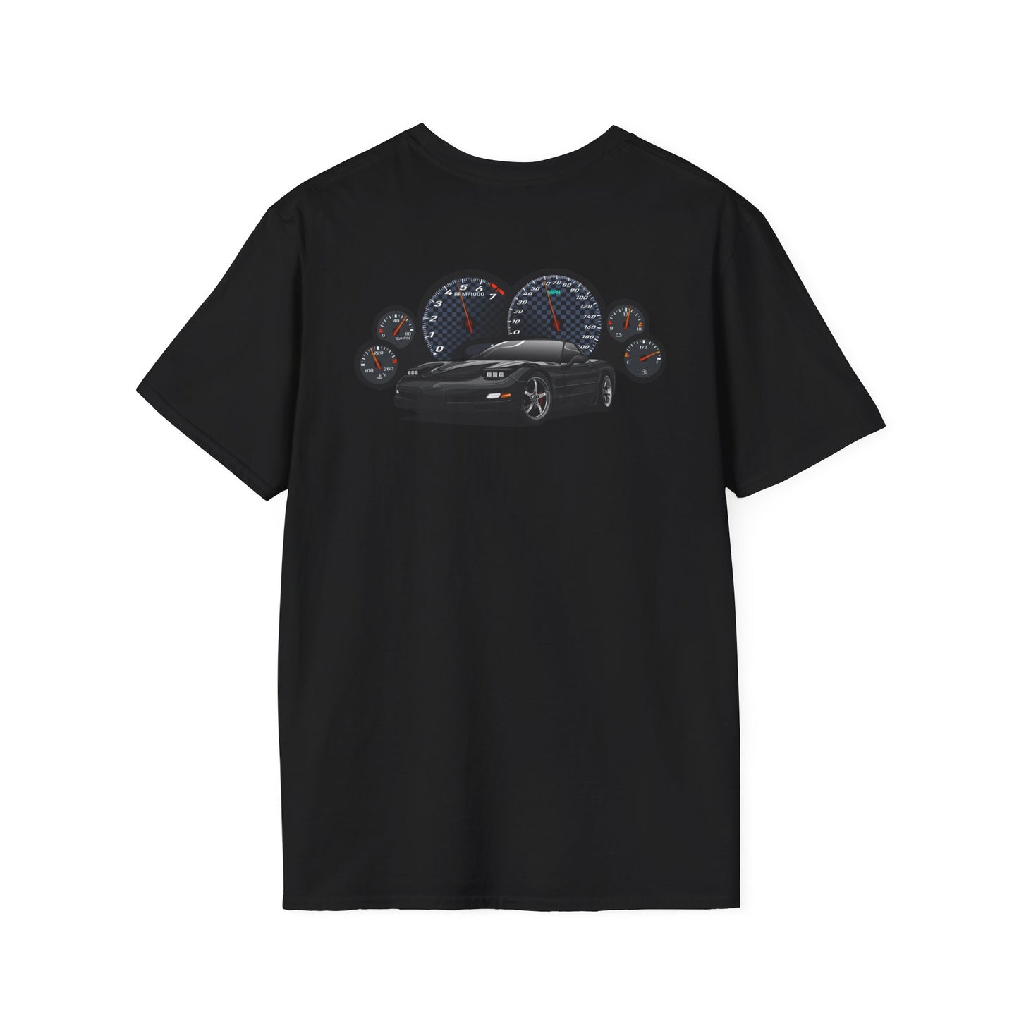 SlowC5Z Front Gauges T-Shirt