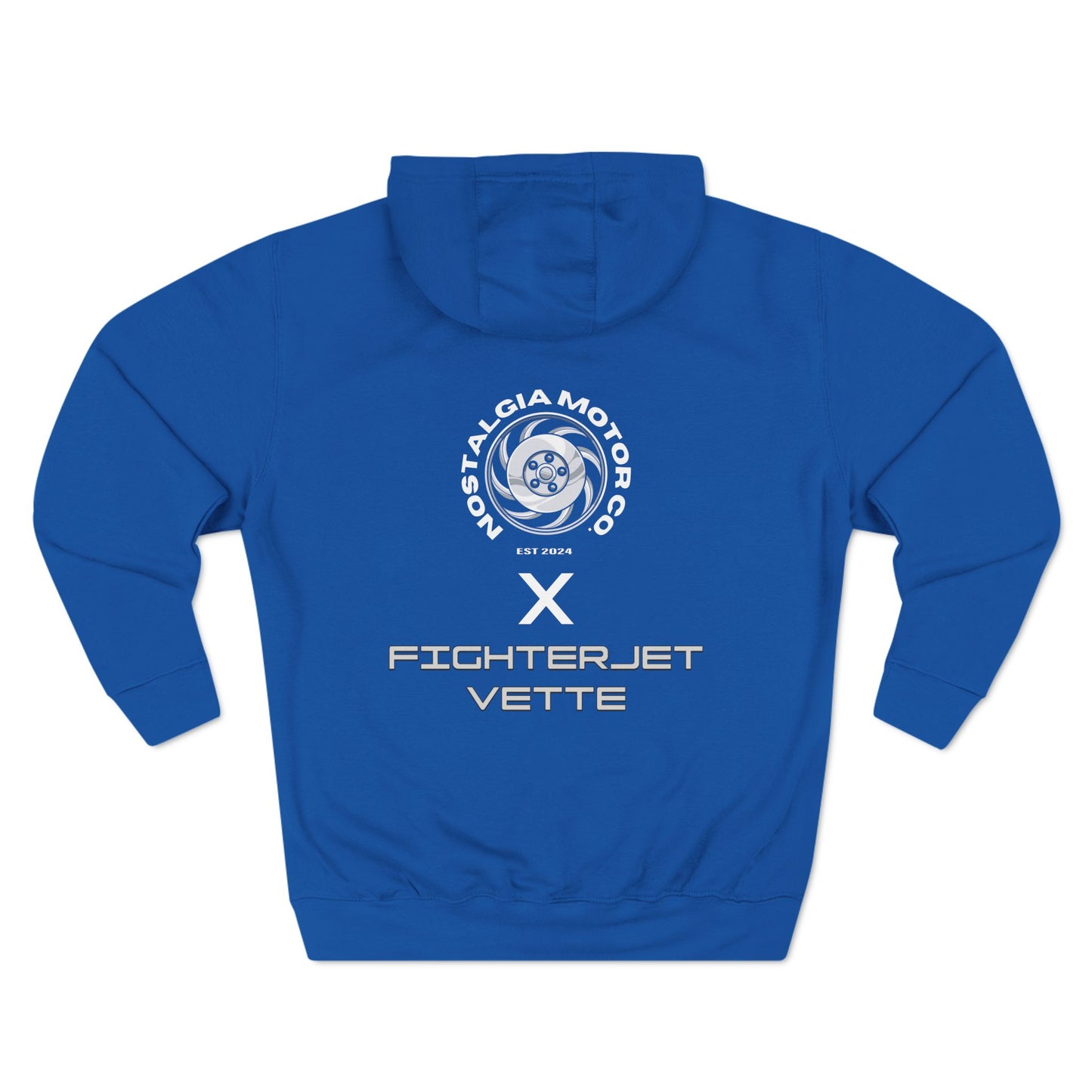 Minimalist FighterJet Side Premium Fleece Hoodie