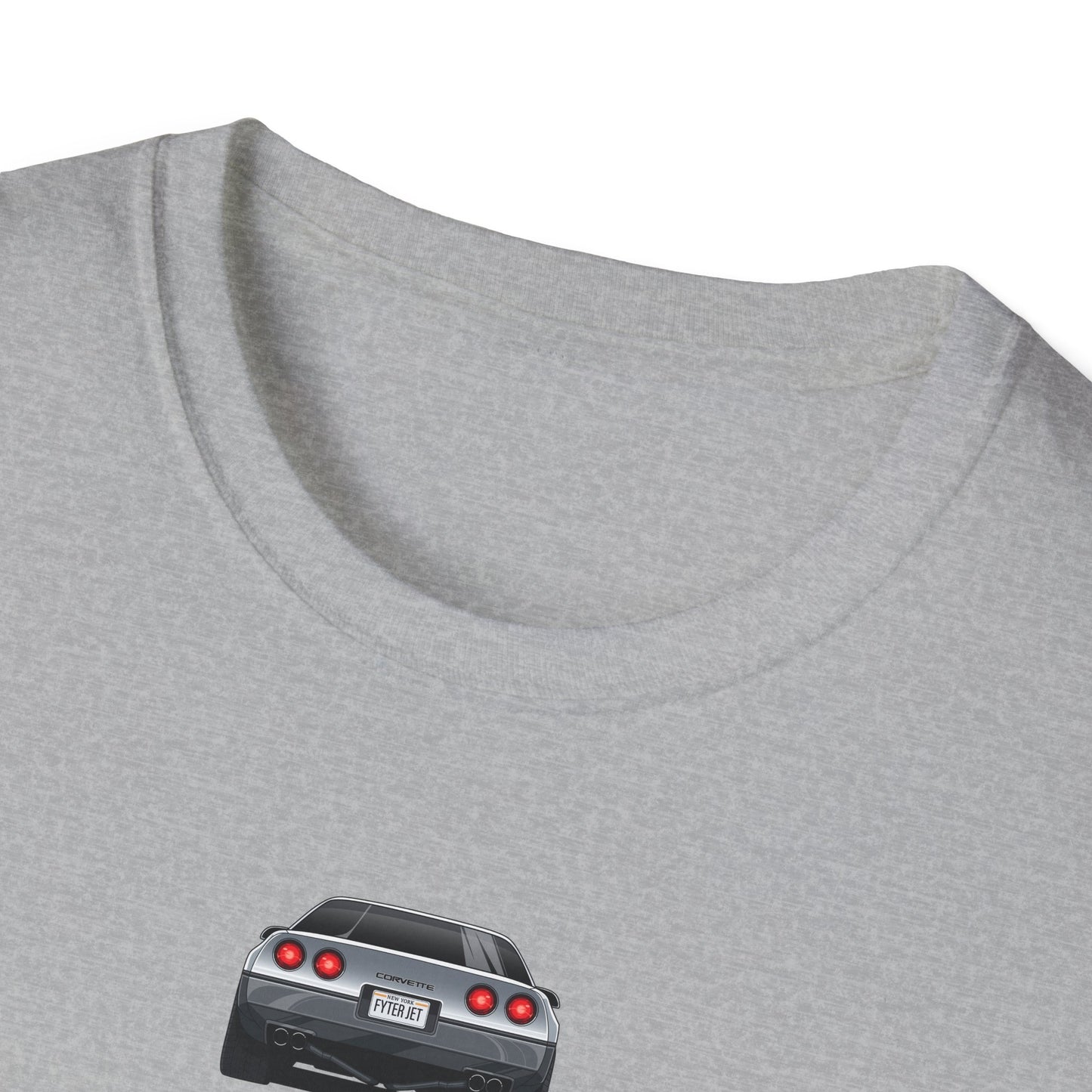Minimalist FighterJet Rear T-Shirt