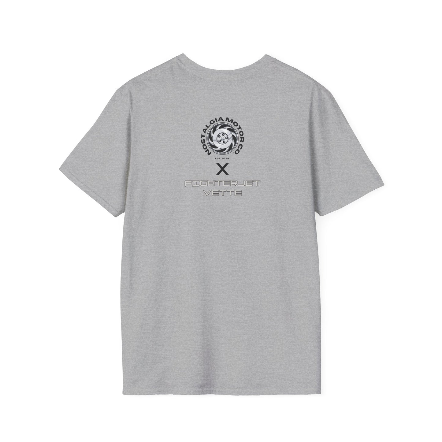 Minimalist FighterJet Front 3/4 T-Shirt