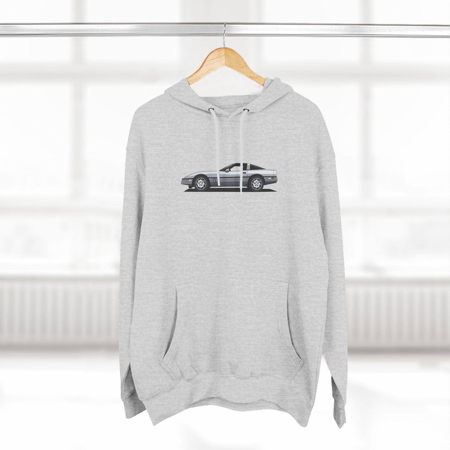Minimalist FighterJet Side Premium Fleece Hoodie