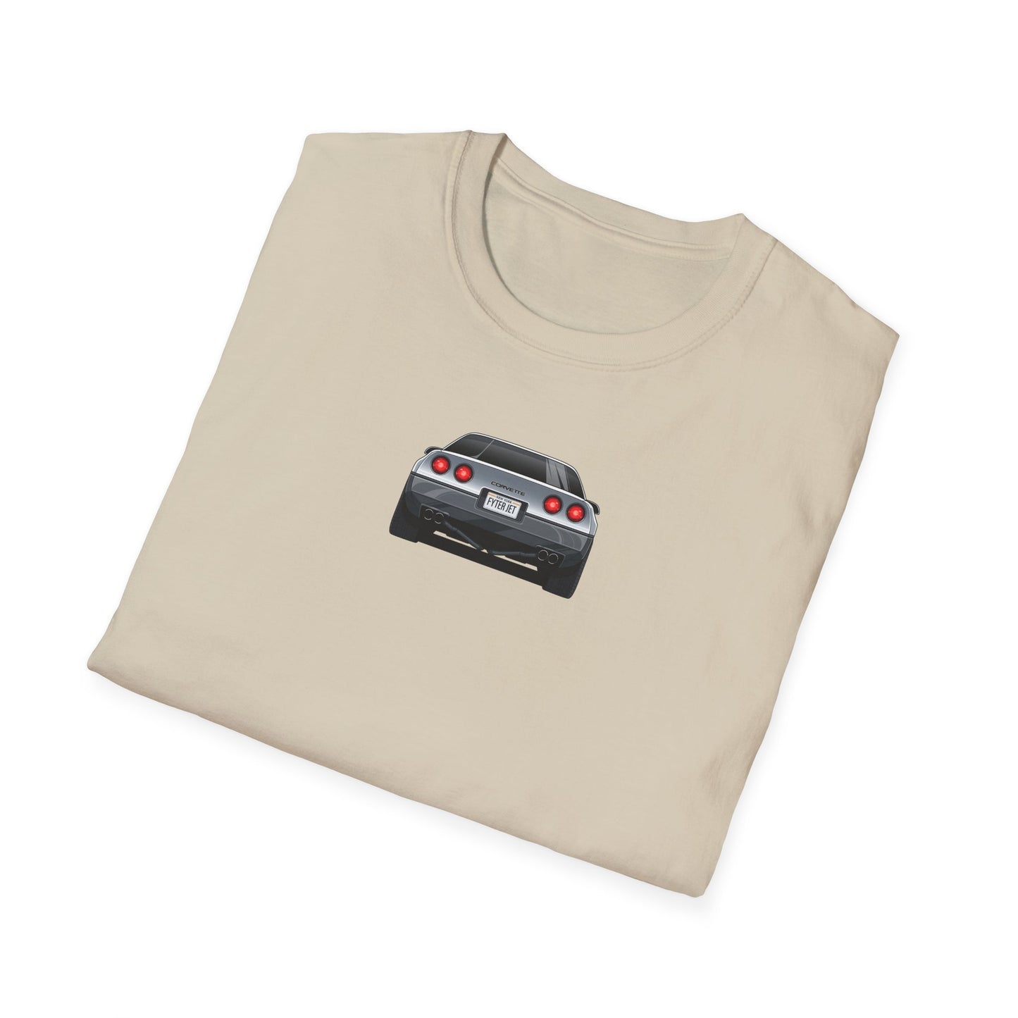 Minimalist FighterJet Rear T-Shirt