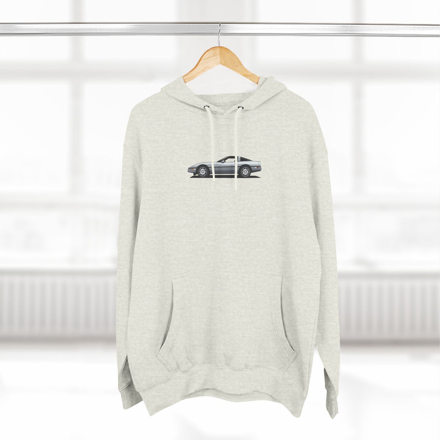 Minimalist FighterJet Side Premium Fleece Hoodie