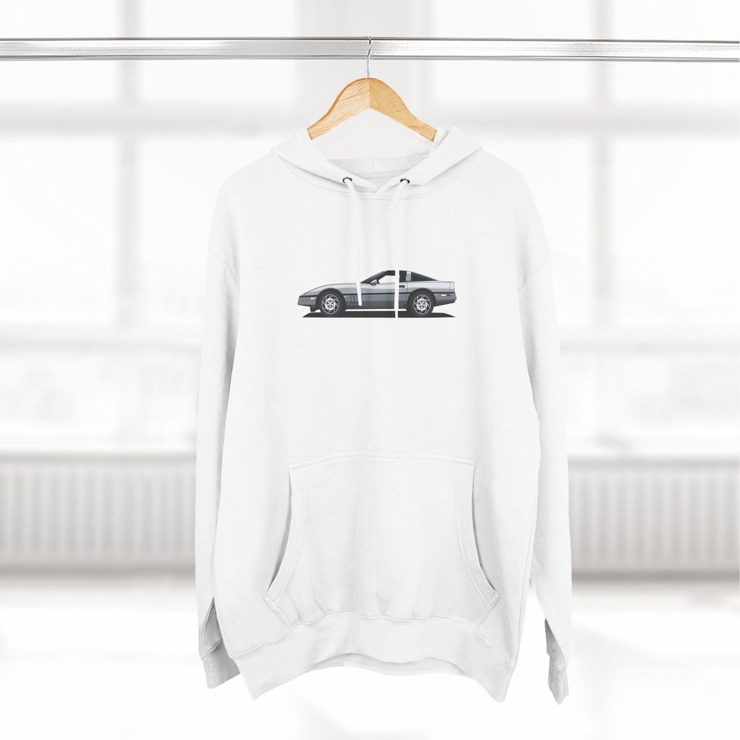 Minimalist FighterJet Side Premium Fleece Hoodie