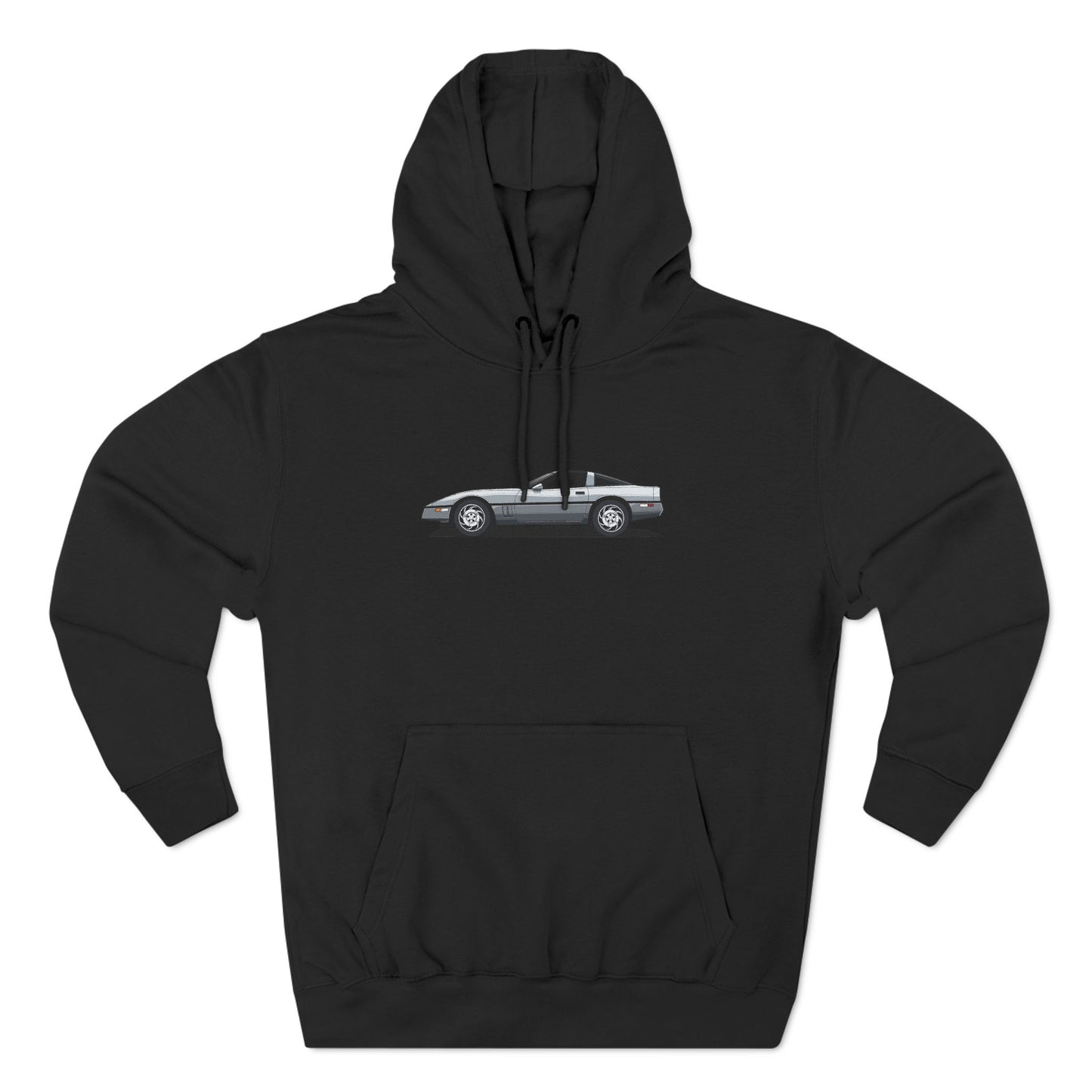 Minimalist FighterJet Side Premium Fleece Hoodie