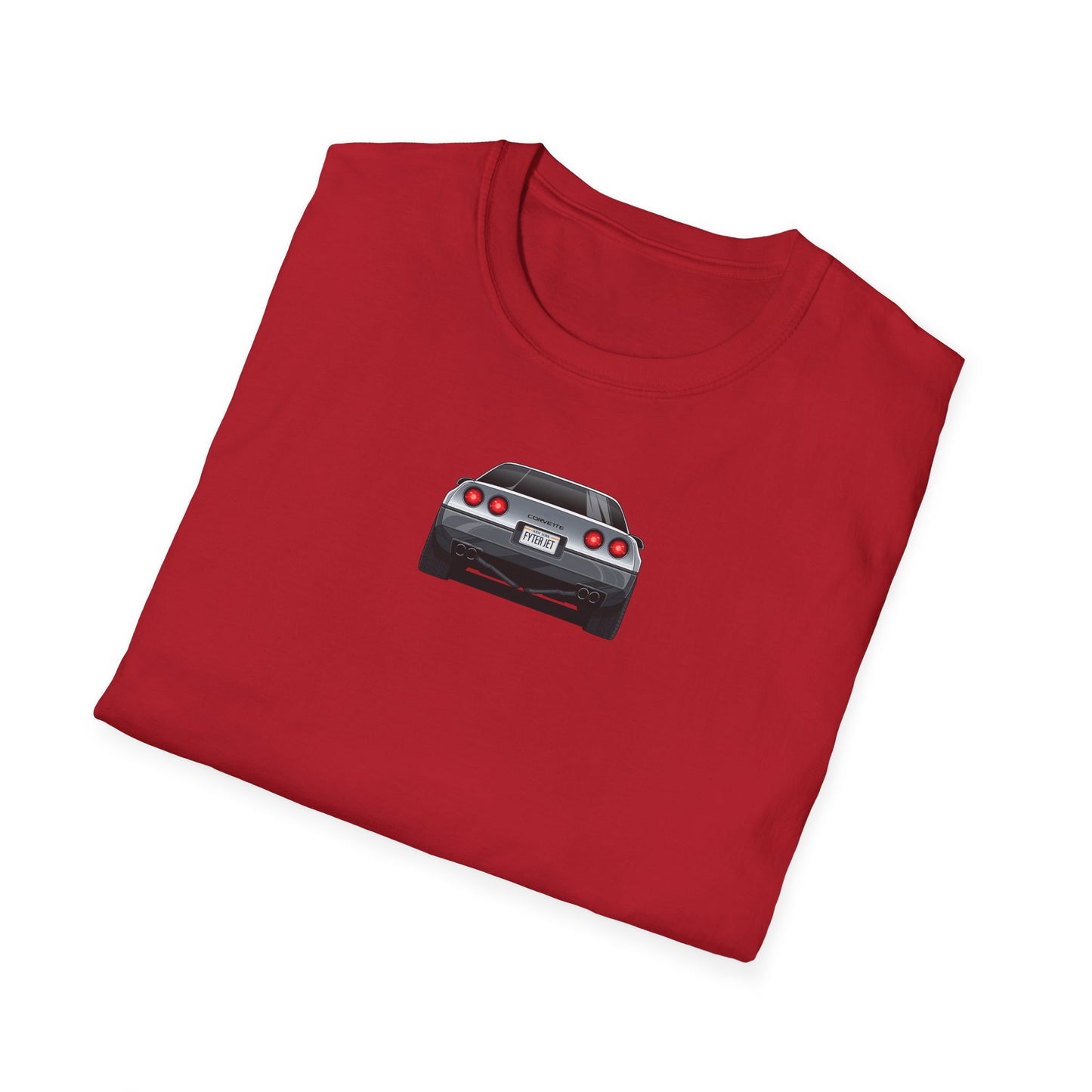 Minimalist FighterJet Rear T-Shirt