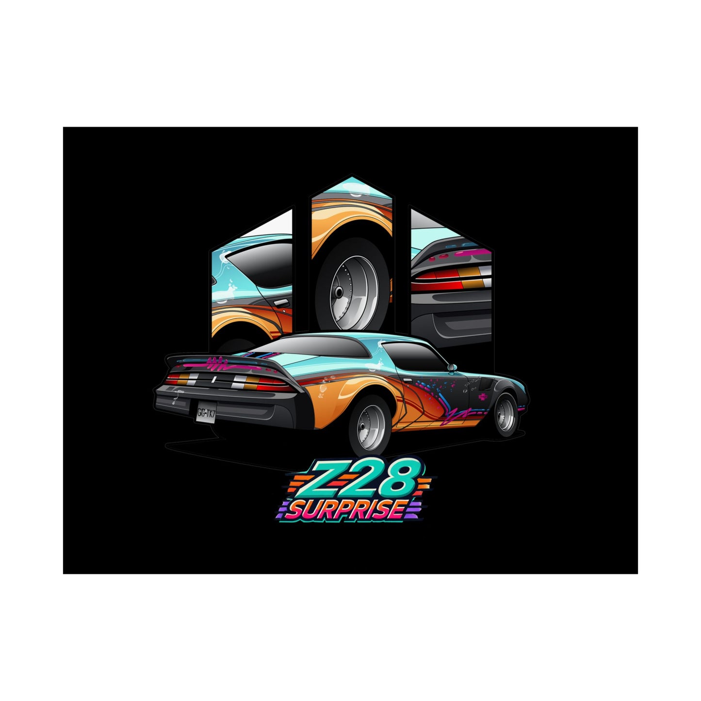 Z28 Surprise Rear 3/4 Posters