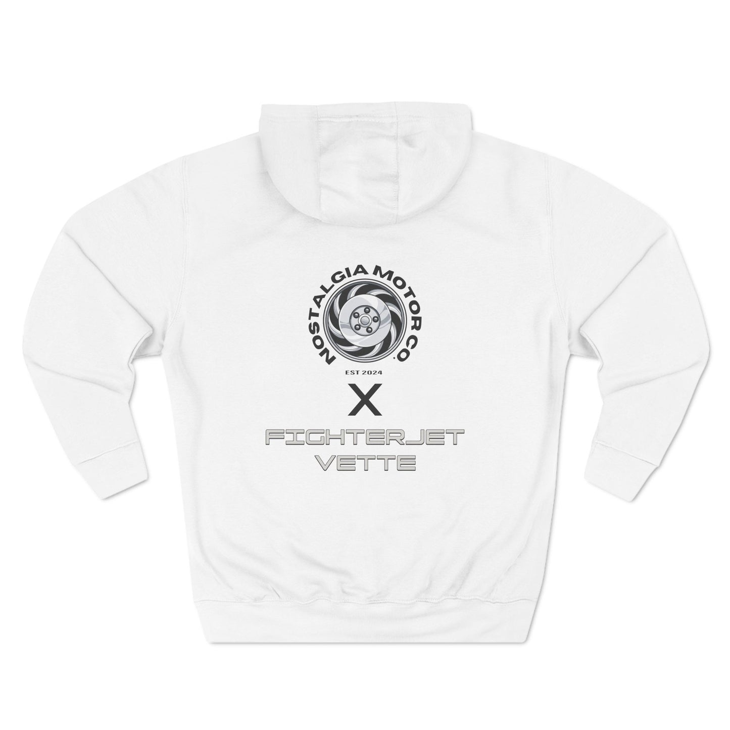Minimalist FighterJet Side Premium Fleece Hoodie