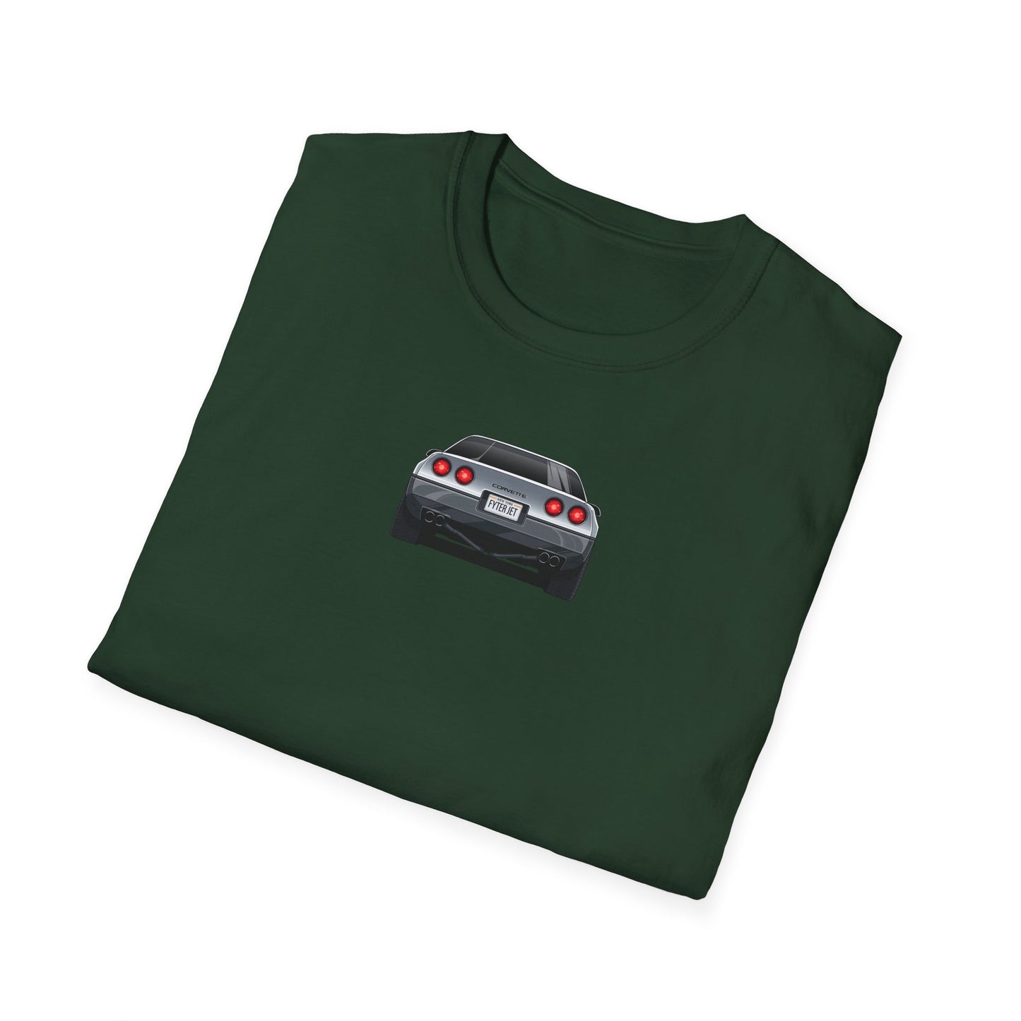 Minimalist FighterJet Rear T-Shirt