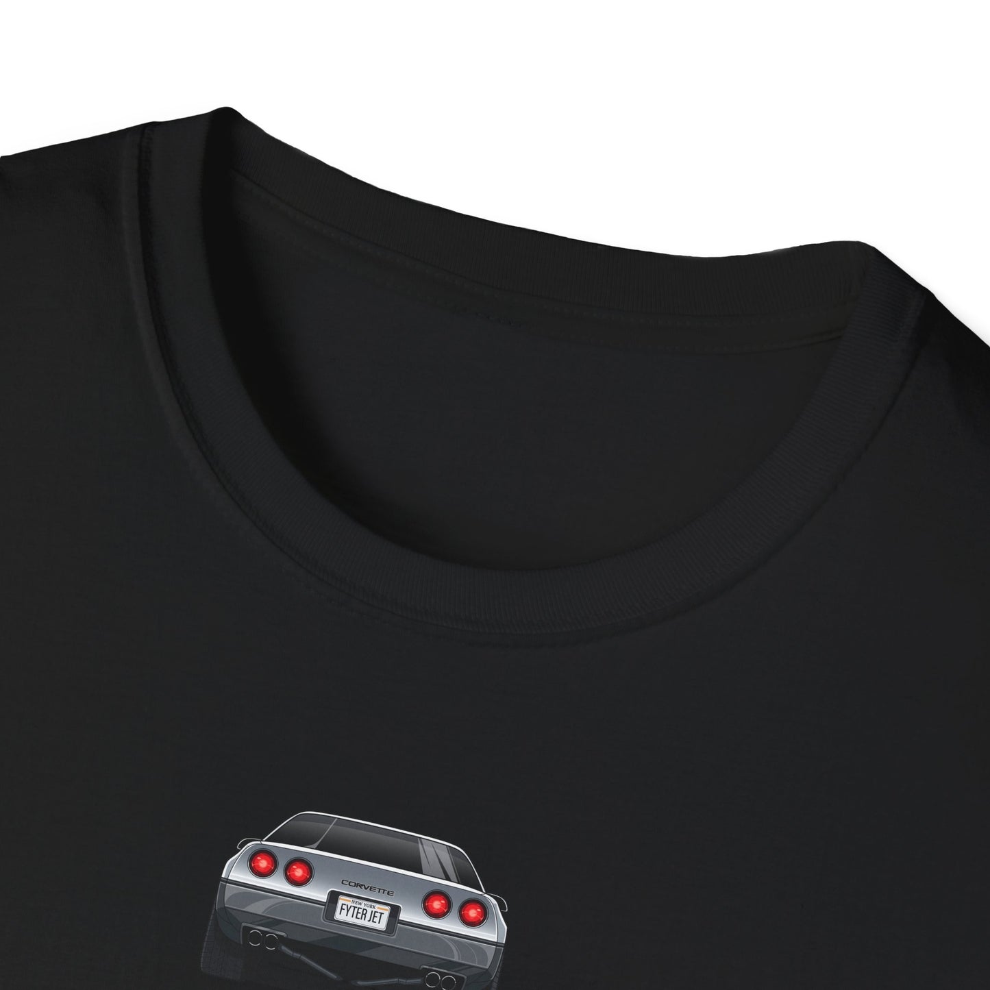 Minimalist FighterJet Rear T-Shirt