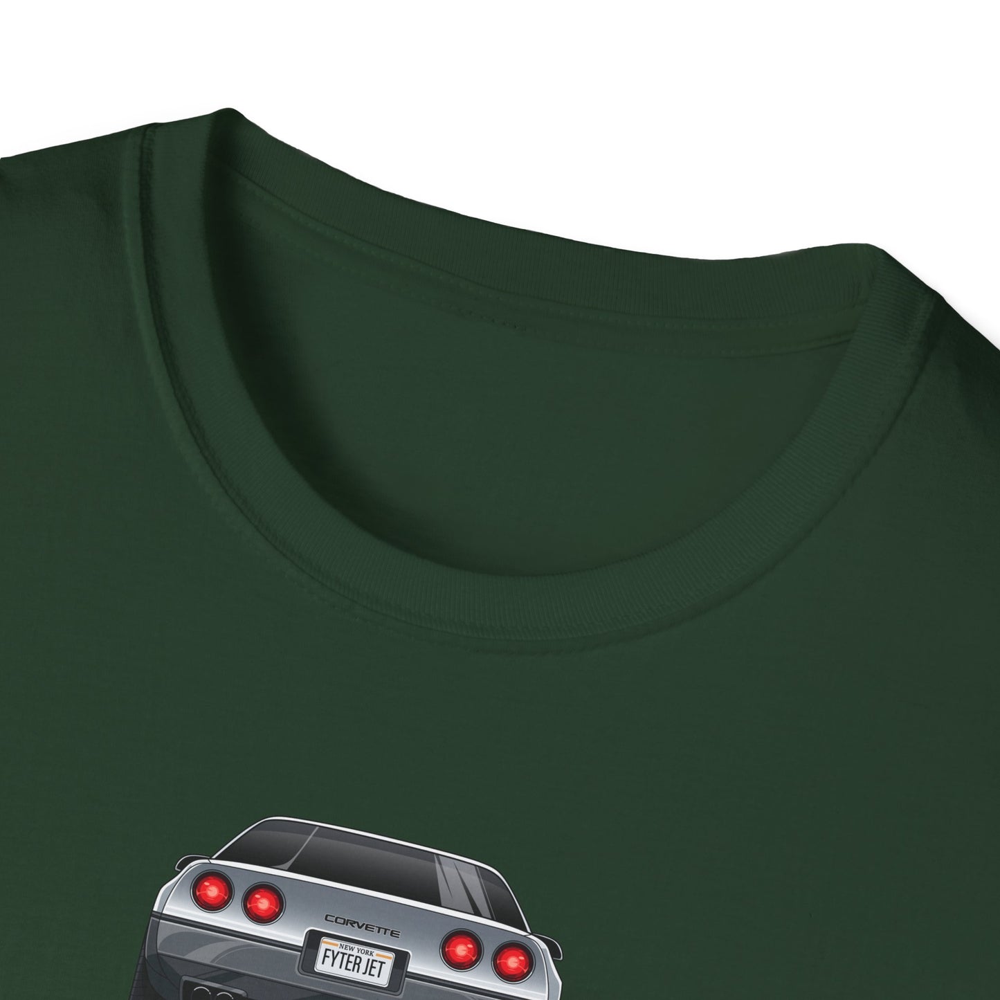 Minimalist FighterJet Rear T-Shirt