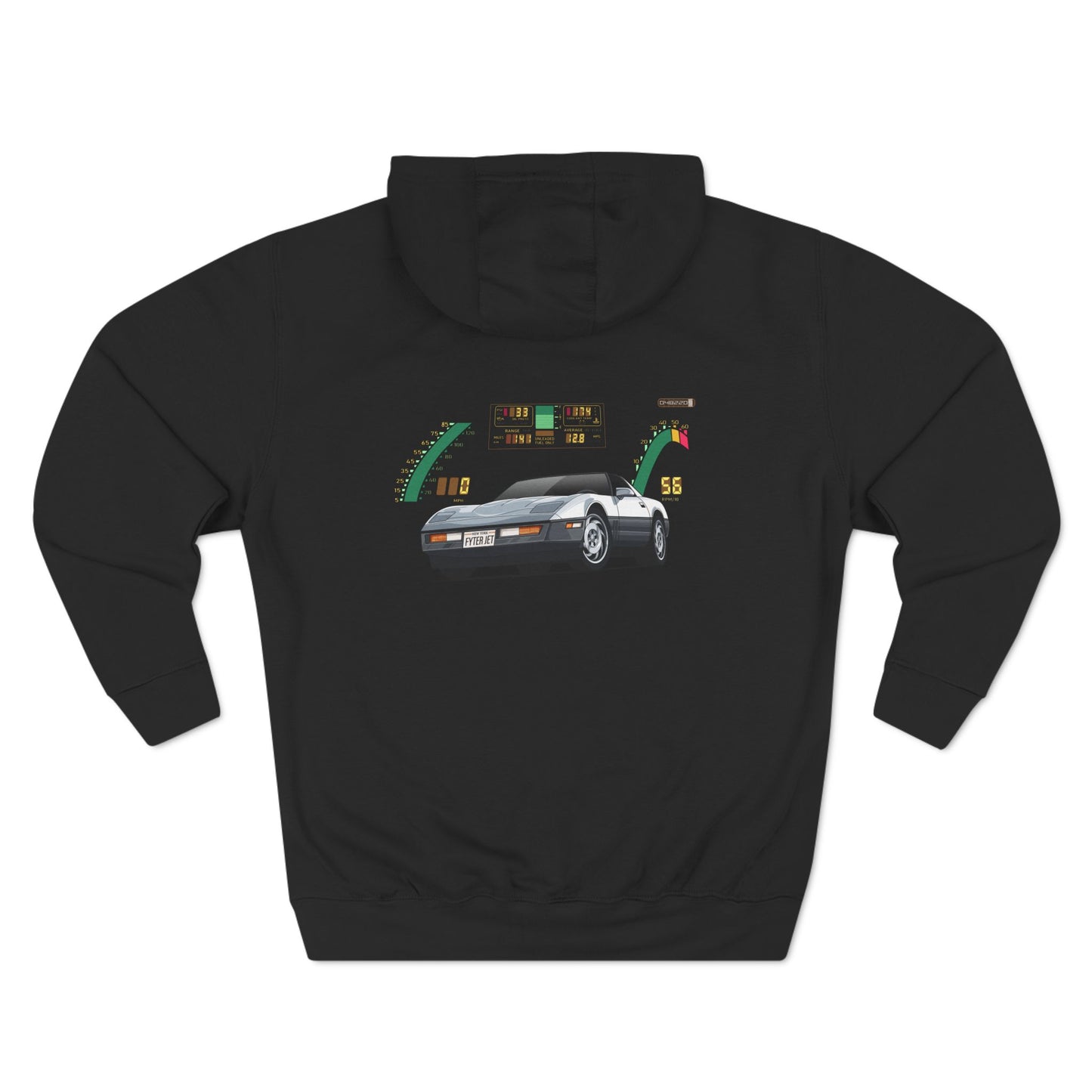 FighterJet DigiDash Premium Fleece Hoodie