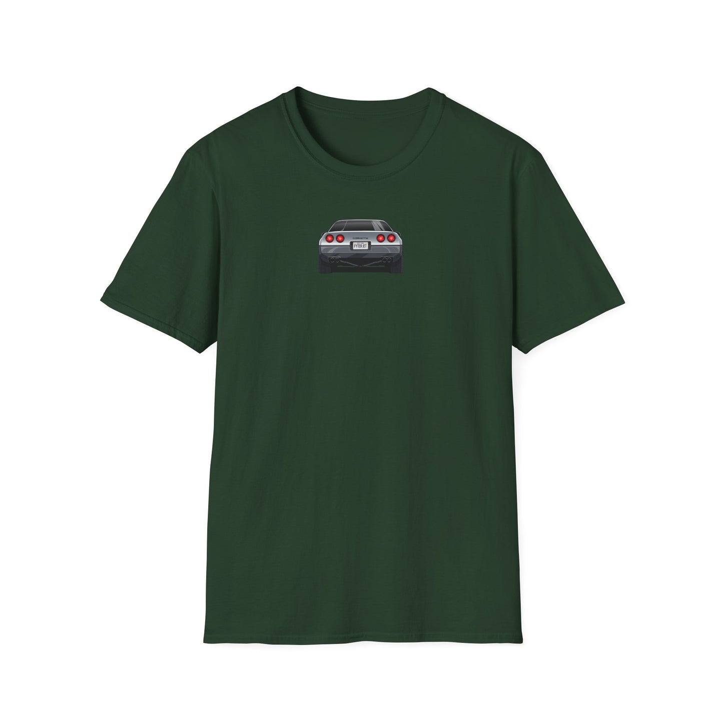 Minimalist FighterJet Rear T-Shirt
