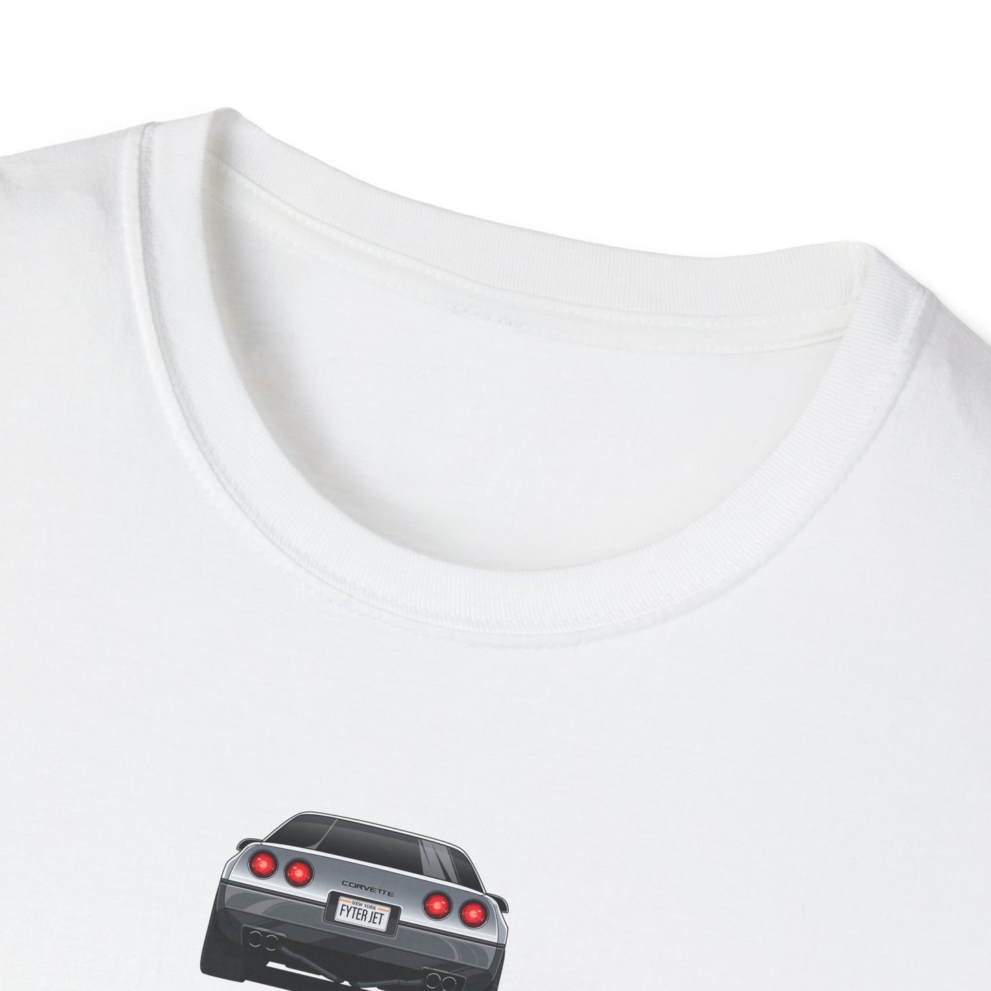 Minimalist FighterJet Rear T-Shirt