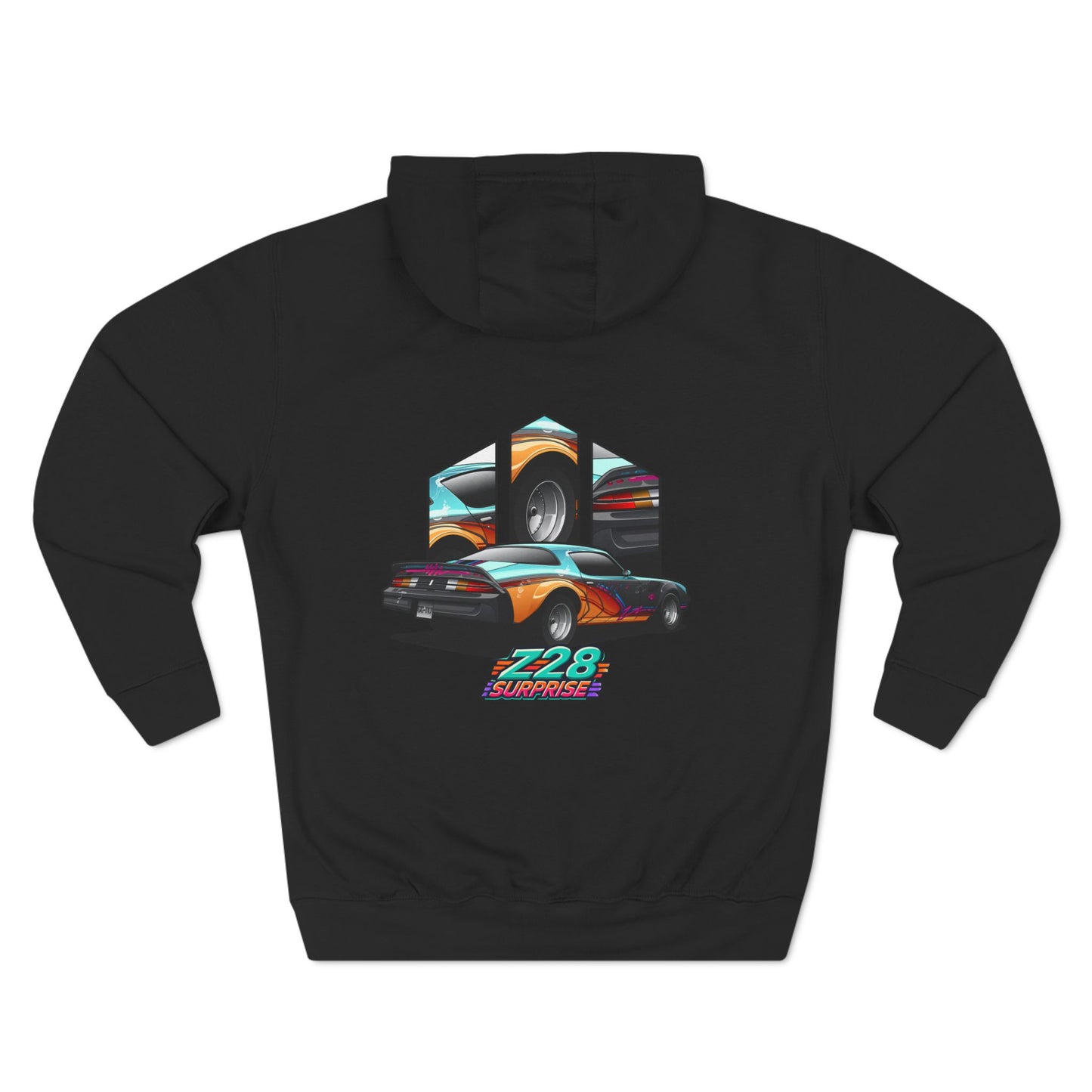 Z28 Surprise Rear 3/4 Premium Fleece Hoodie