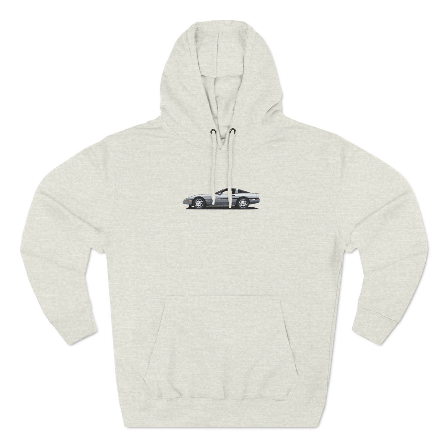 Minimalist FighterJet Side Premium Fleece Hoodie