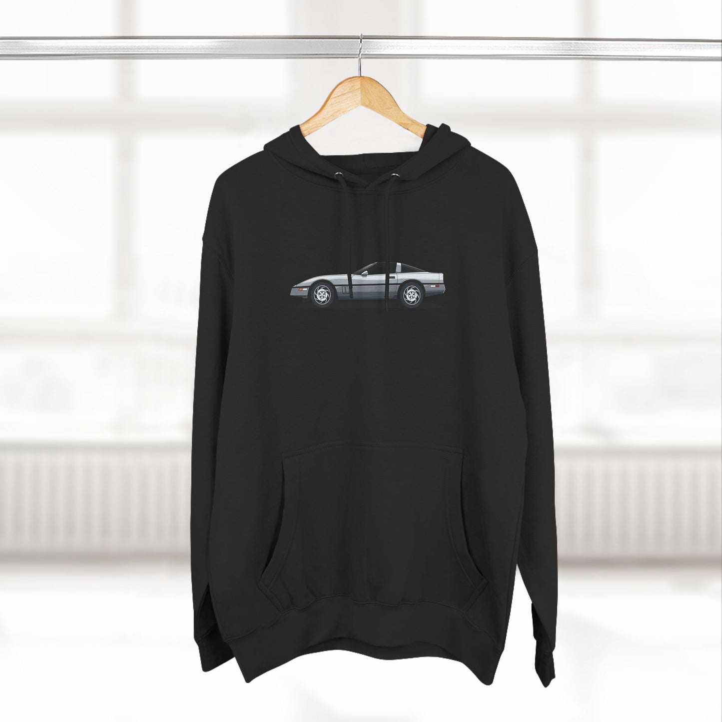 Minimalist FighterJet Side Premium Fleece Hoodie