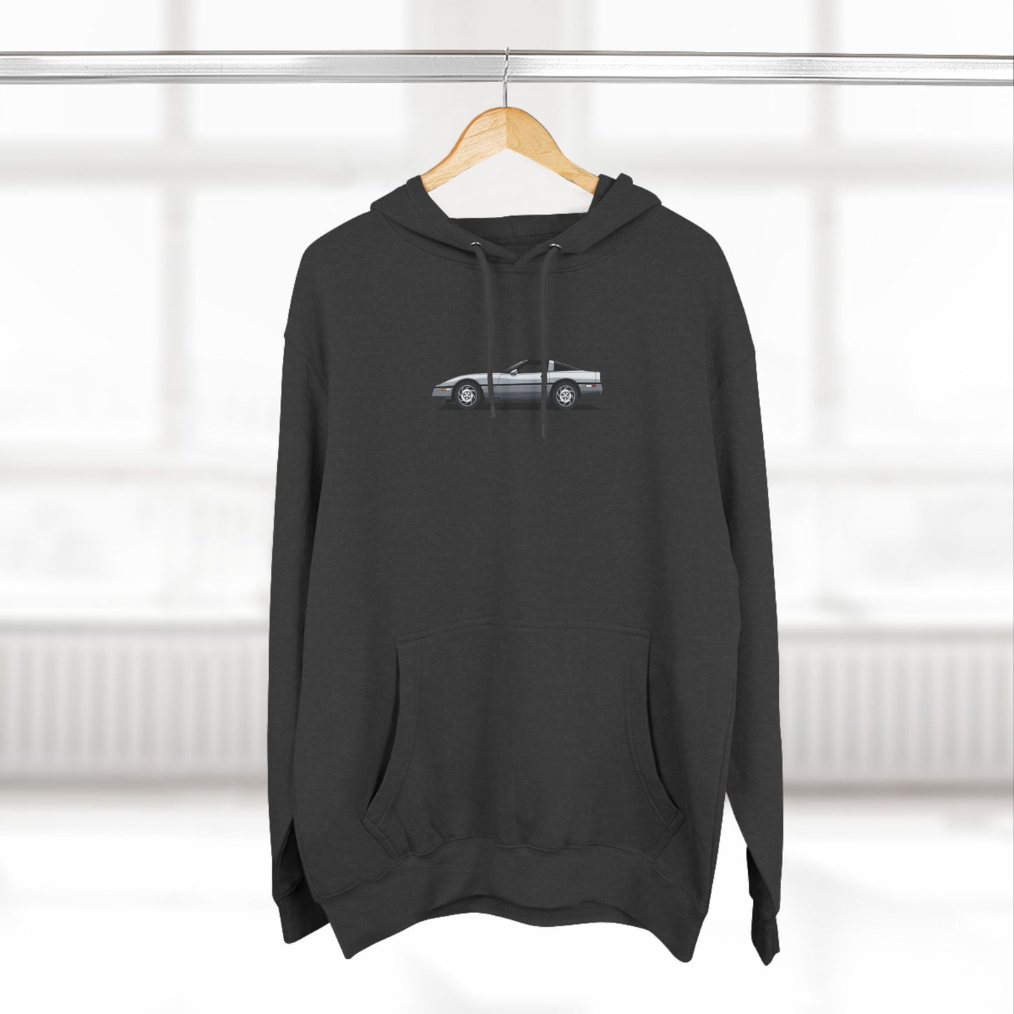 Minimalist FighterJet Side Premium Fleece Hoodie