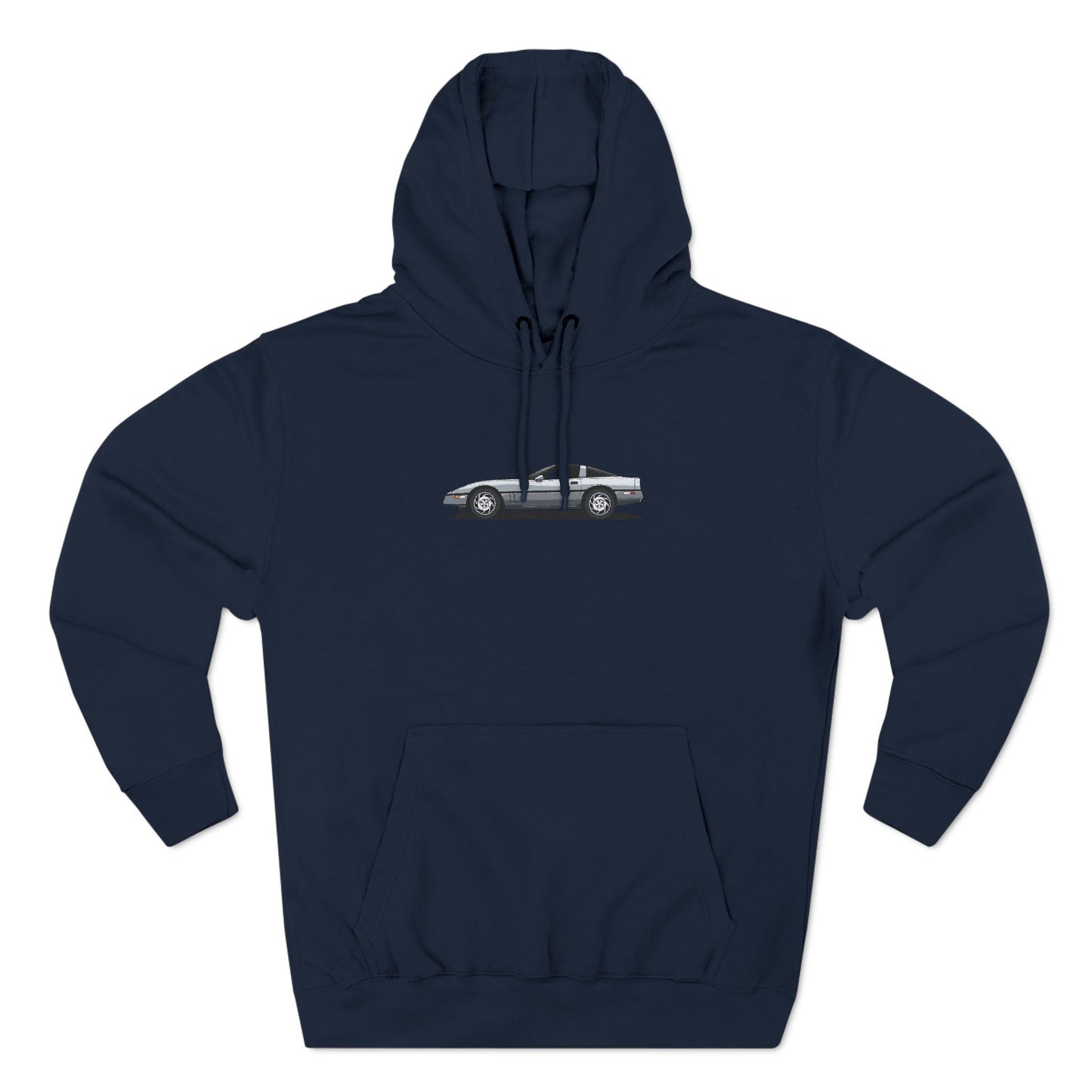Minimalist FighterJet Side Premium Fleece Hoodie